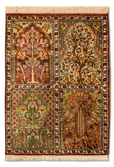 Seda da Caxemira Tapete 65x91cm - Tapete Oriental
