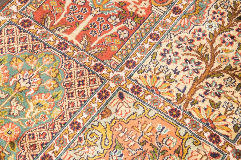 Seda da Caxemira Tapete 91x65cm - Tapete Oriental