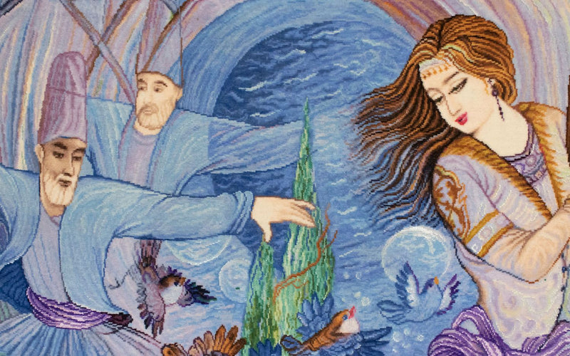 Tapete de retrato 70x103cm - Tapete Oriental