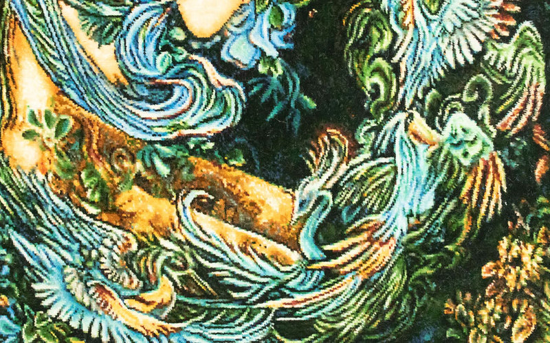 Bild-Teppich 128x82cm - Orientteppich