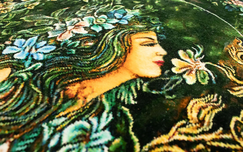 Bild-Teppich 128x82cm - Orientteppich