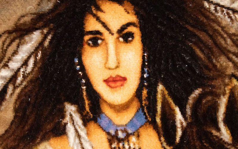 Tapete de retrato 102x81cm - Tapete Oriental