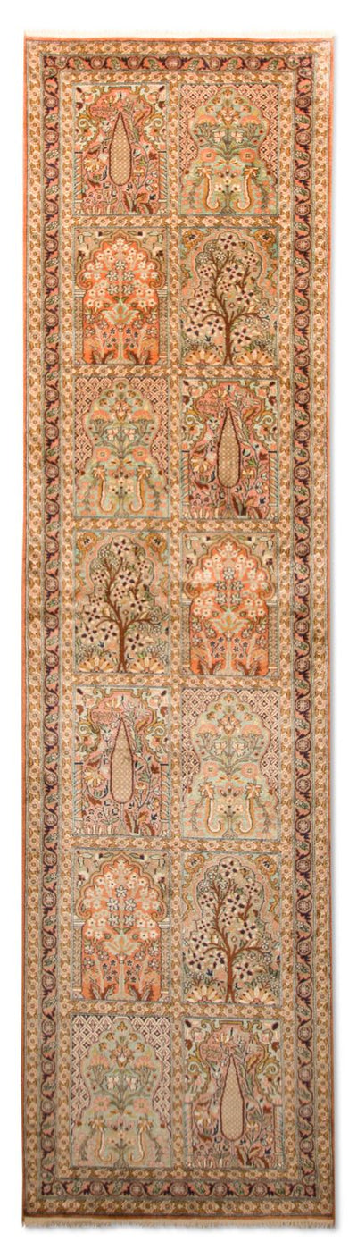 Seda da Caxemira Tapete 80x305cm - Tapete Oriental