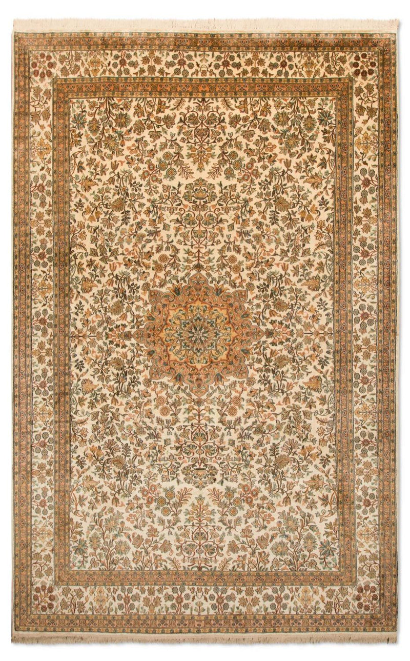Seda da Caxemira Tapete 295x173cm - Tapete Oriental