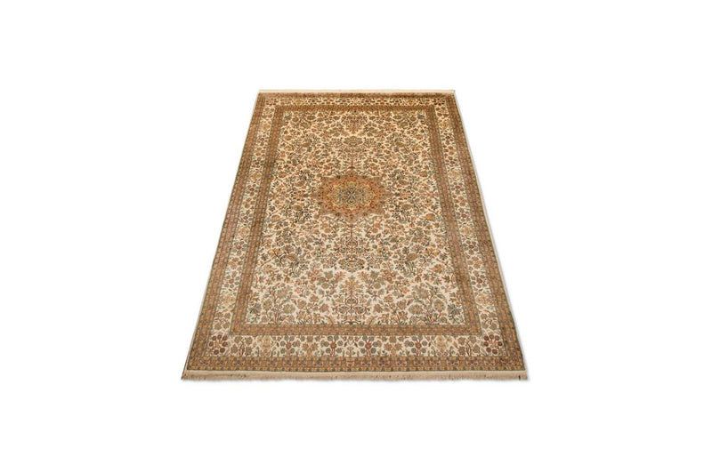 Seda da Caxemira Tapete 295x173cm - Tapete Oriental
