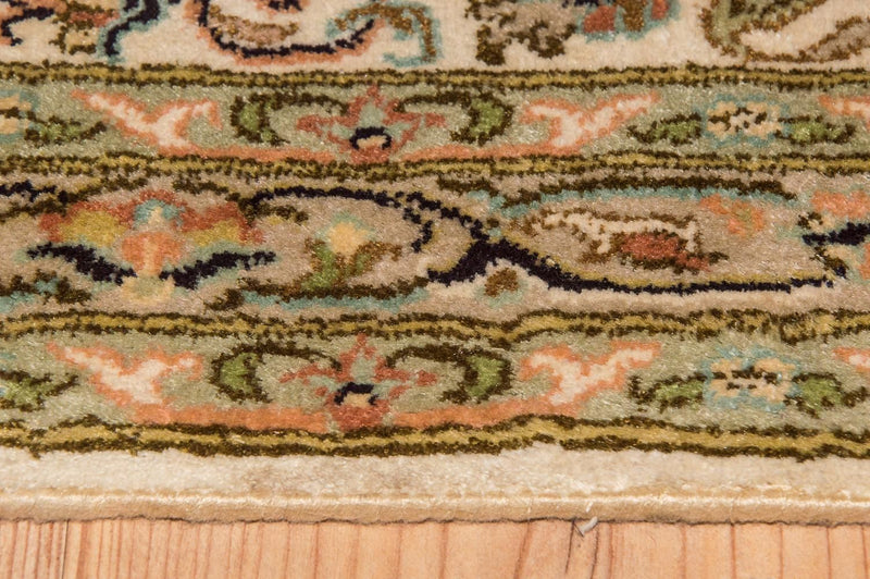 Seda da Caxemira Tapete 314x213cm - Tapete Oriental