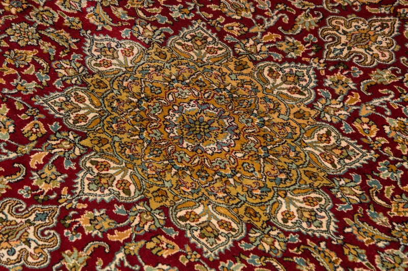 Seda da Caxemira Tapete 216x153cm - Tapete Oriental