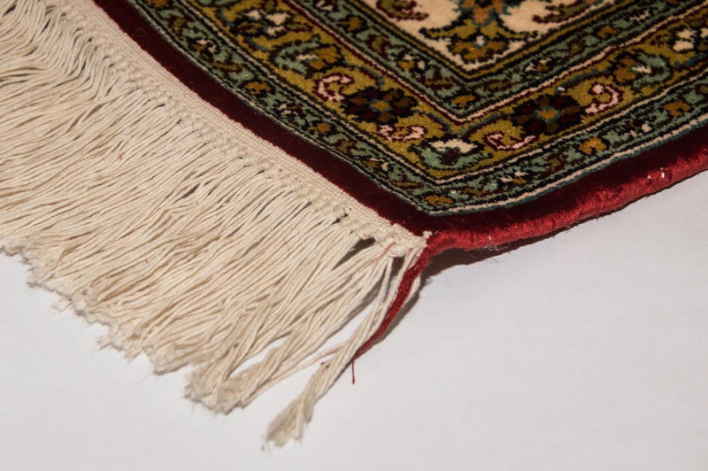 Seda da Caxemira Tapete 216x153cm - Tapete Oriental