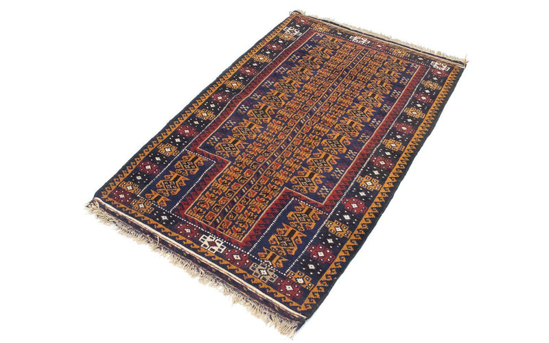 Tapete Baluch - 140 x 80 cm - multicolorido