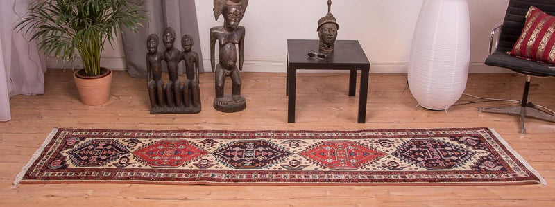 Corredor Tapete Persa - Nomadic - 296 x 75 cm - bege