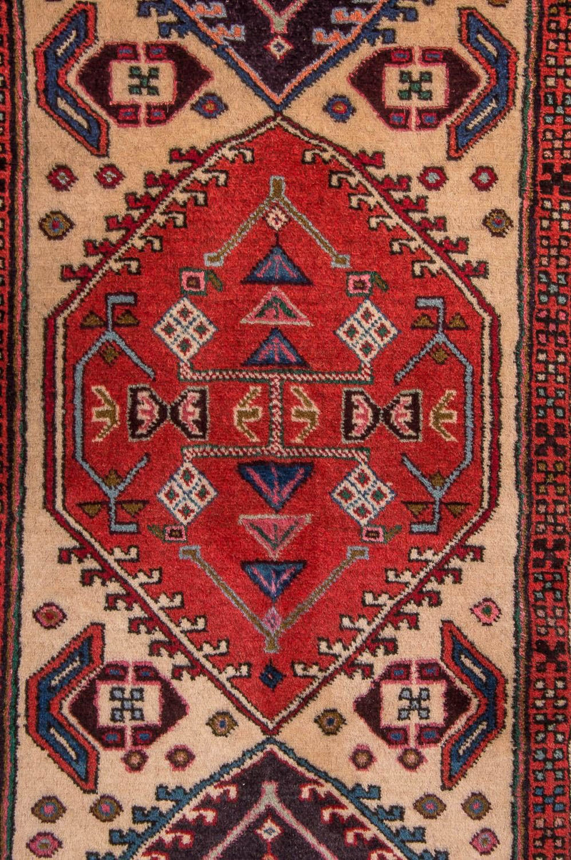 Corredor Tapete Persa - Nomadic - 296 x 75 cm - bege