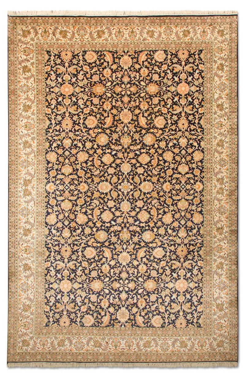Seda da Caxemira Tapete 285x183cm - Tapete Oriental