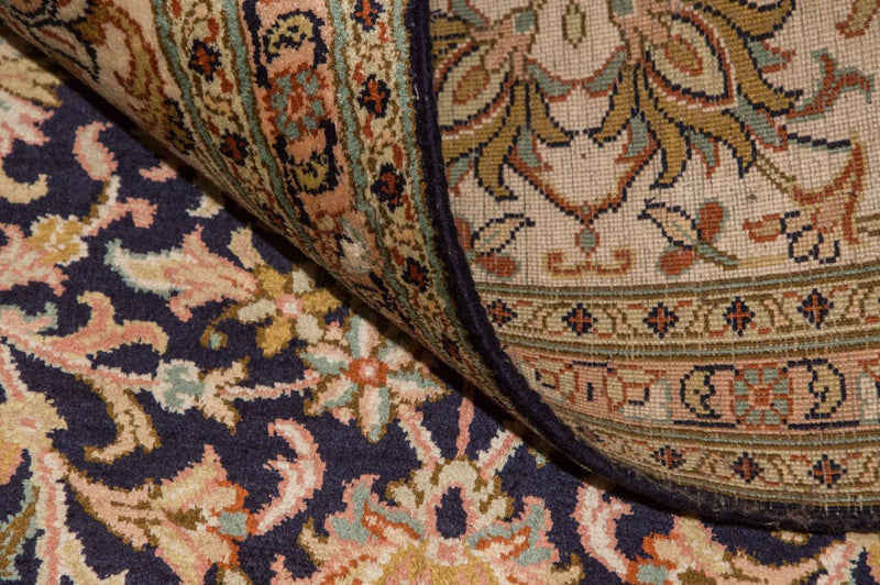 Seda da Caxemira Tapete 285x183cm - Tapete Oriental