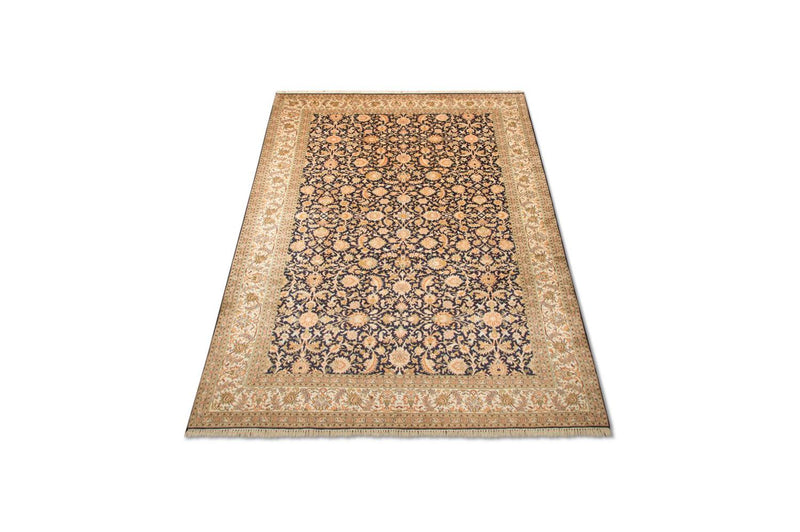 Seda da Caxemira Tapete 285x183cm - Tapete Oriental
