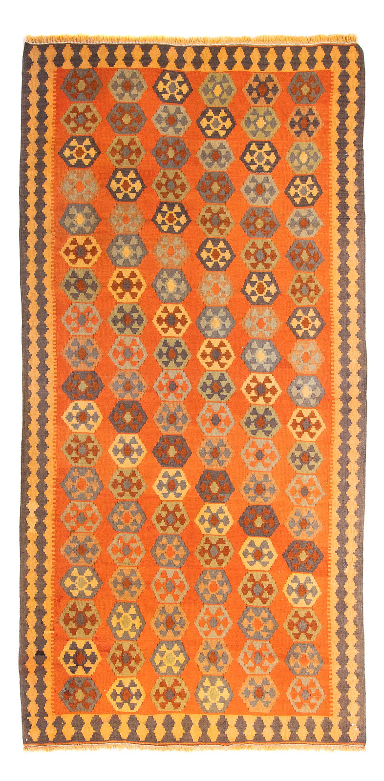 Kilim antigo Tapete 140x290cm