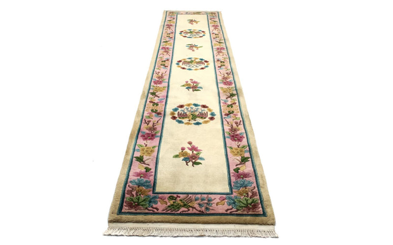 Corredor Tapete China - 338 x 70 cm - bege