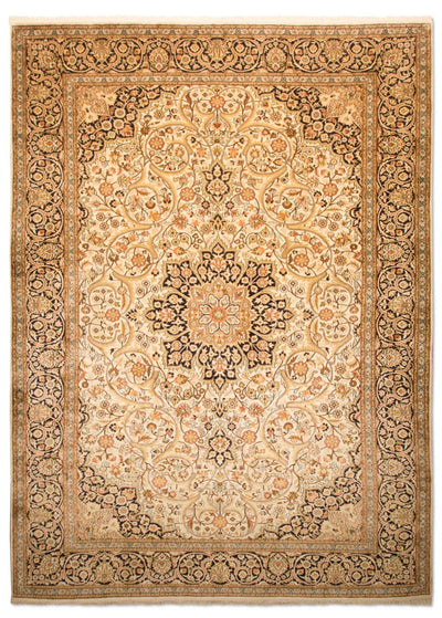 Seda da Caxemira Tapete 234x342cm - Tapete Oriental