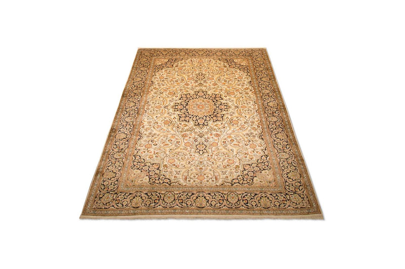 Seda da Caxemira Tapete 342x234cm - Tapete Oriental