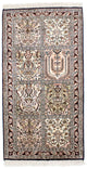 Seda da Caxemira Tapete 124x65cm - Tapete Oriental