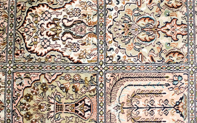 Seda da Caxemira Tapete 124x65cm - Tapete Oriental