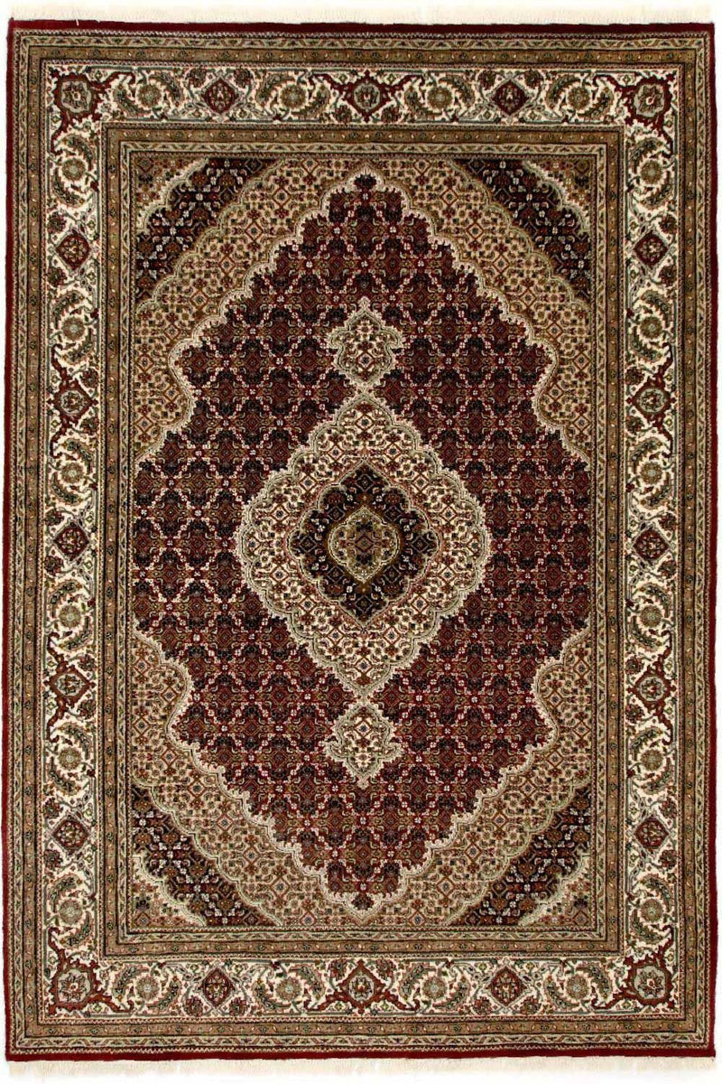 Tapete Persa - Tabriz - 233 x 163 cm - vermelho
