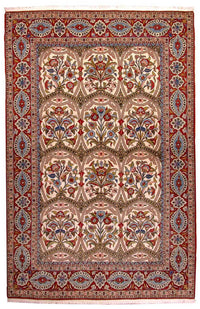 Tapete persa - Ghom - 215 x 141 cm - vermelho – product image