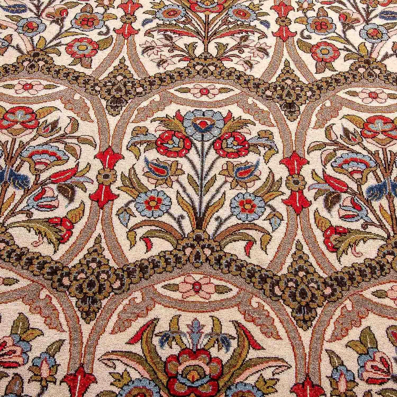 Tapete persa - Ghom - 215 x 141 cm - vermelho