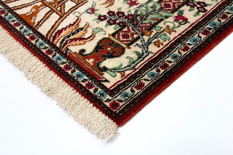 Tapete de seda - Ghom Silk - Premium - 77 x 57 cm - bege