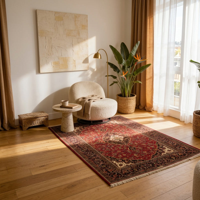 Kashan Tapete 141x216cm - Tapete persa