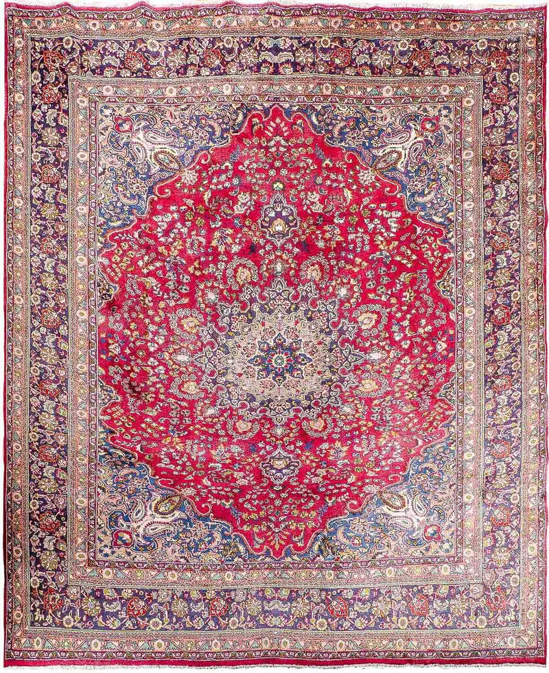 Tapete Persa - Clássico - 396 x 298 cm - vermelho