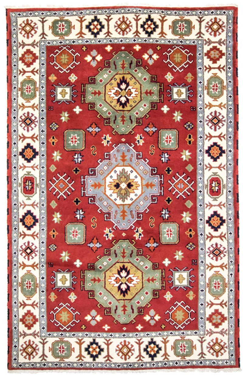 Tapete Oriental - 302 x 202 cm - vermelho