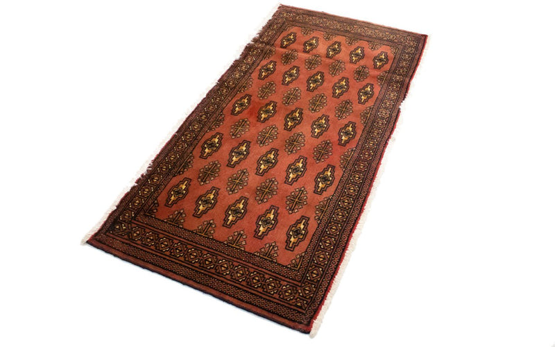 Tapete turquaman - 130 x 60 cm - ferrugem