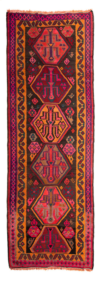 Kilim antigo Tapete 142x375cm