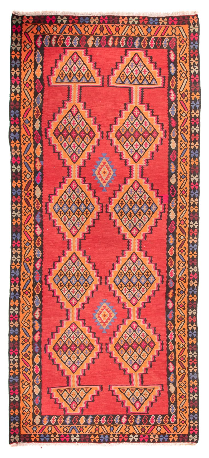 Kilim antigo Tapete 395x180cm