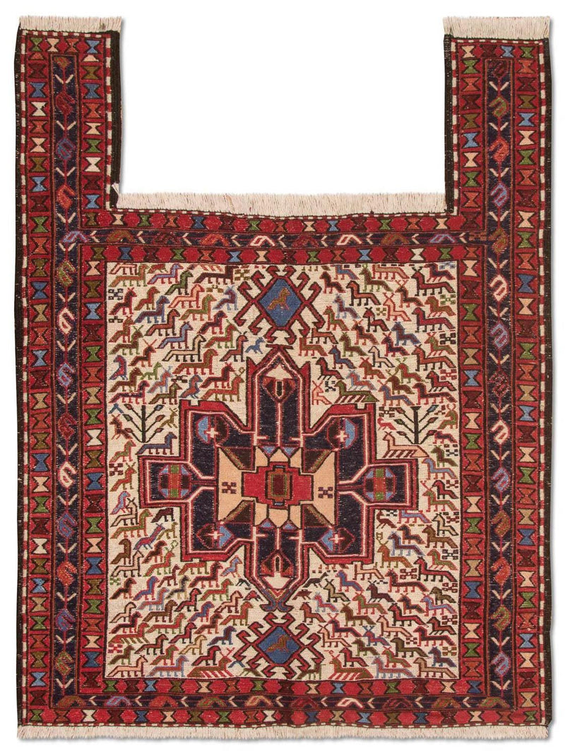 Kilim de seda Tapete 99x95cm