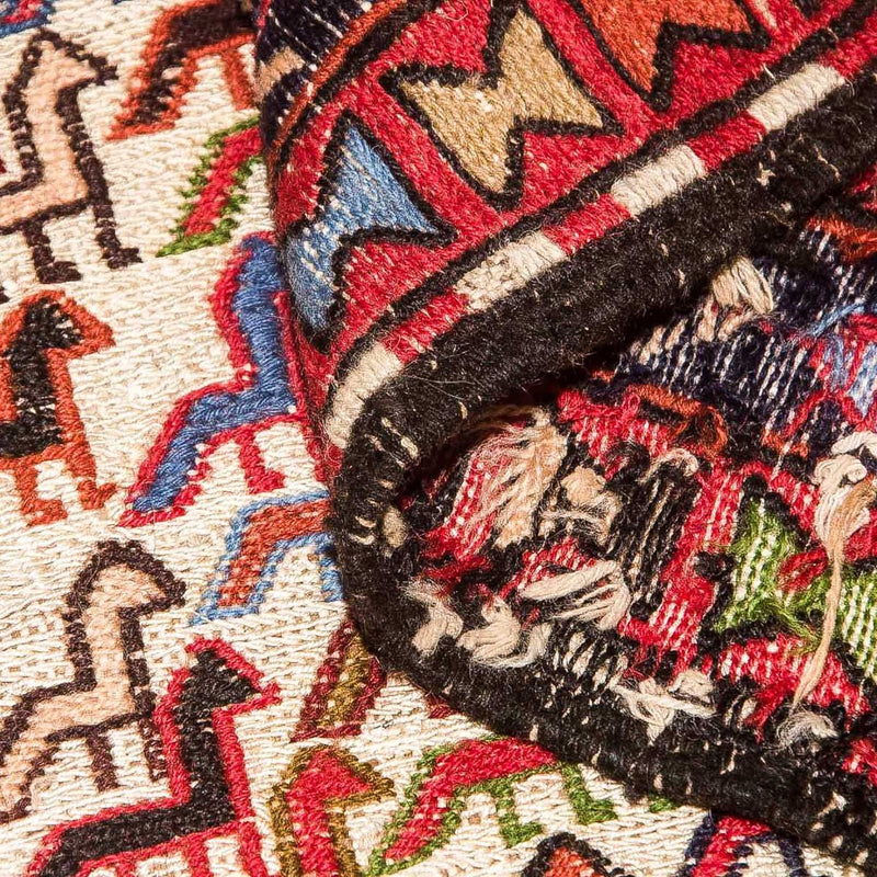 Kilim de seda Tapete 99x95cm