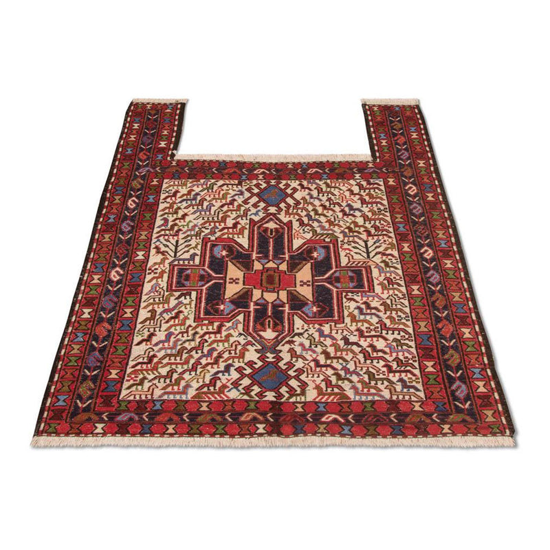 Kilim de seda Tapete 99x95cm