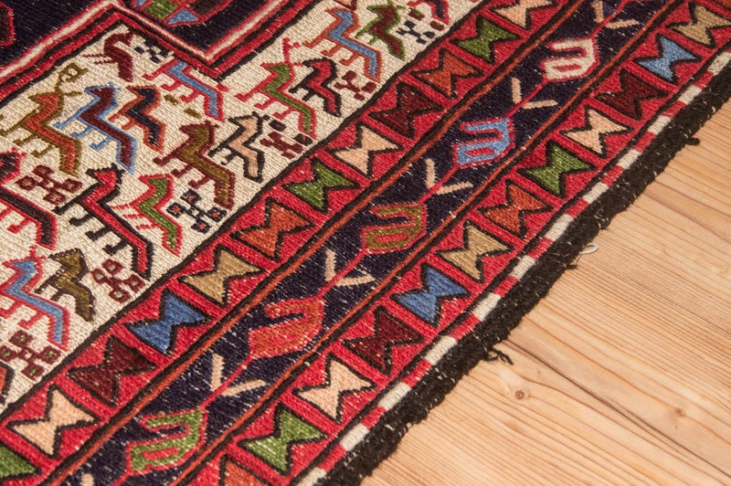 Kilim de seda Tapete 99x95cm