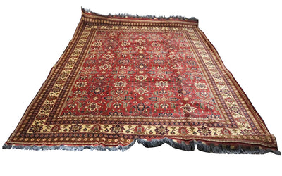 Hatchlu Tapete 401x492cm - Tapete Oriental - vermelho