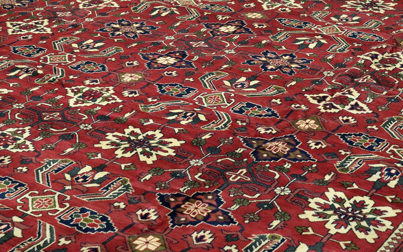 Tapete afegão - Hatshlu - 492 x 401 cm - vermelho