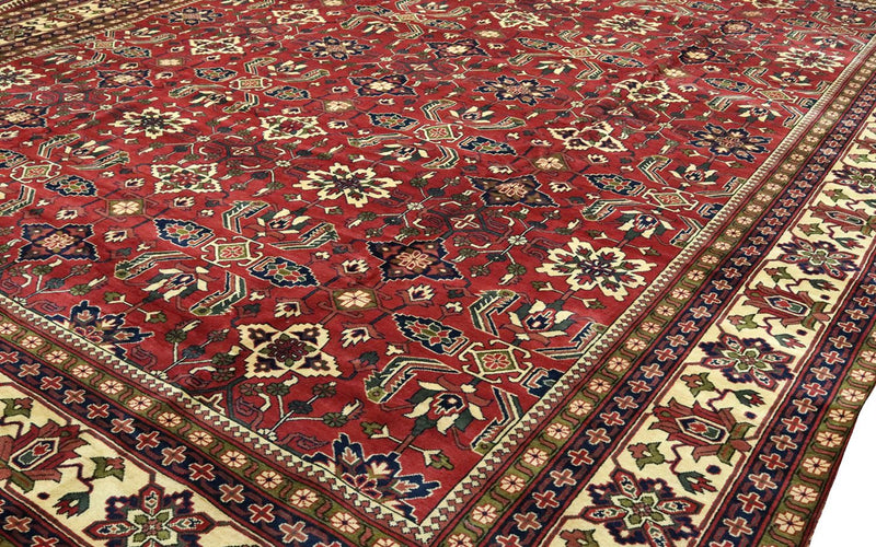 Tapete afegão - Hatshlu - 492 x 401 cm - vermelho