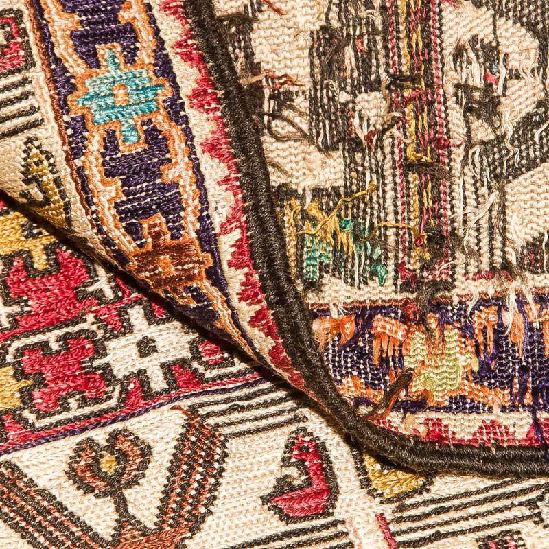 Kilim de seda Tapete 75x97cm