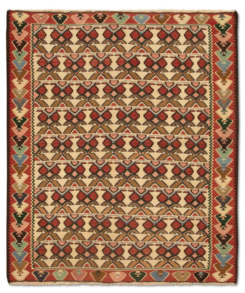 Kilim antigo Tapete 143x119cm