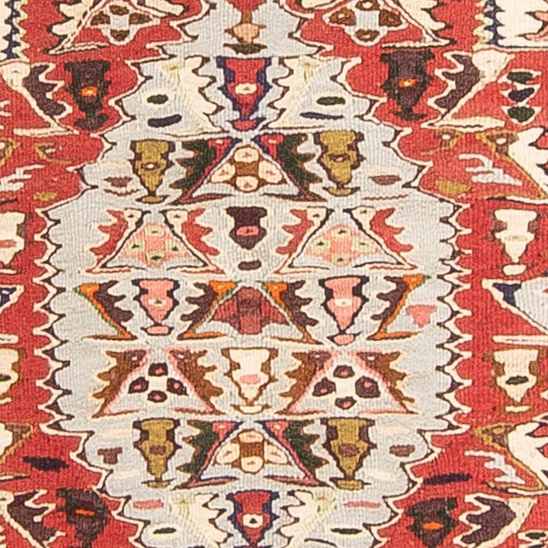 Tapete Kelim - Oriental - 152 x 117 cm - multicolorido