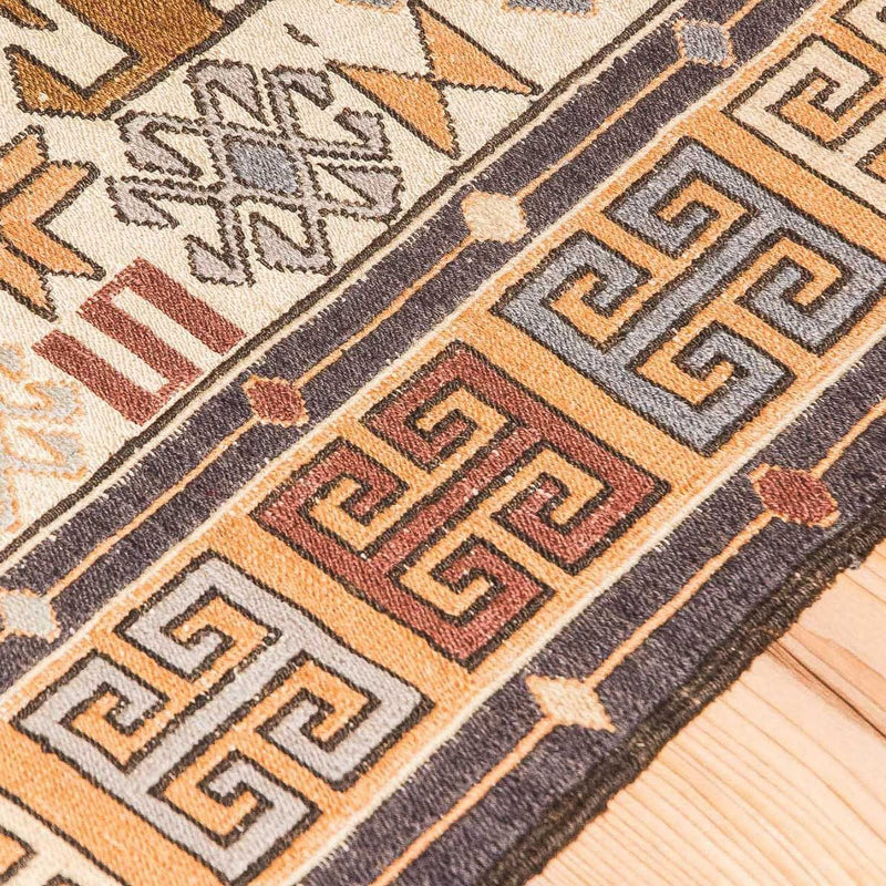 Kilim de seda Tapete 210x115cm