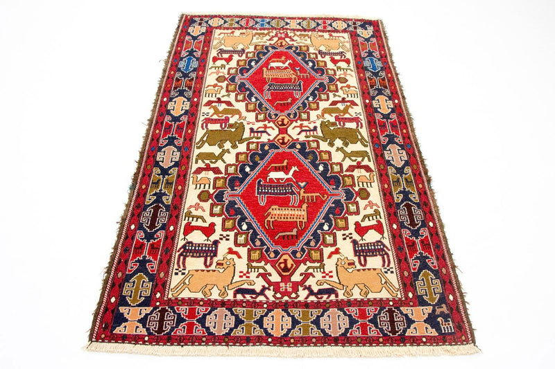 Kilim de seda Tapete 192x110cm
