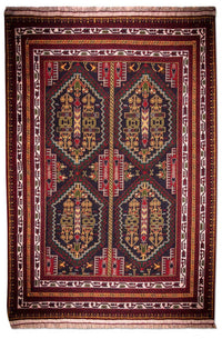 Tapete afegão 145x92cm - Tapete Oriental – product image