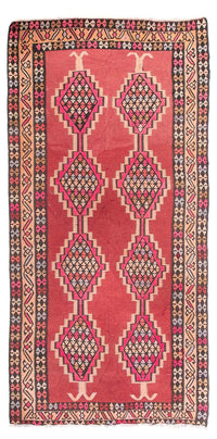Corredor Tapete Kelim - Antigo - 380 x 185 cm - vermelho – product image