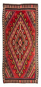 Kilim antigo Tapete 307x188cm