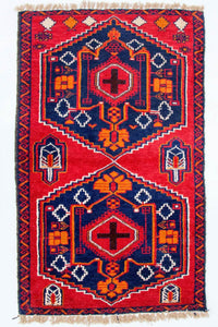 Tapete Baluch - 136 x 80 cm - multicolorido – product image
